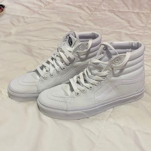 White Hightop Vans